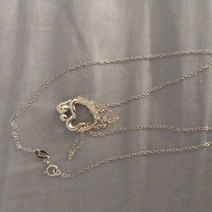 Sterling Silver Mother and Baby Necklace